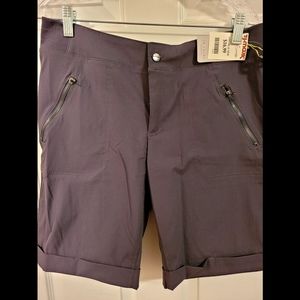 Grey Cargo Bermuda Shorts